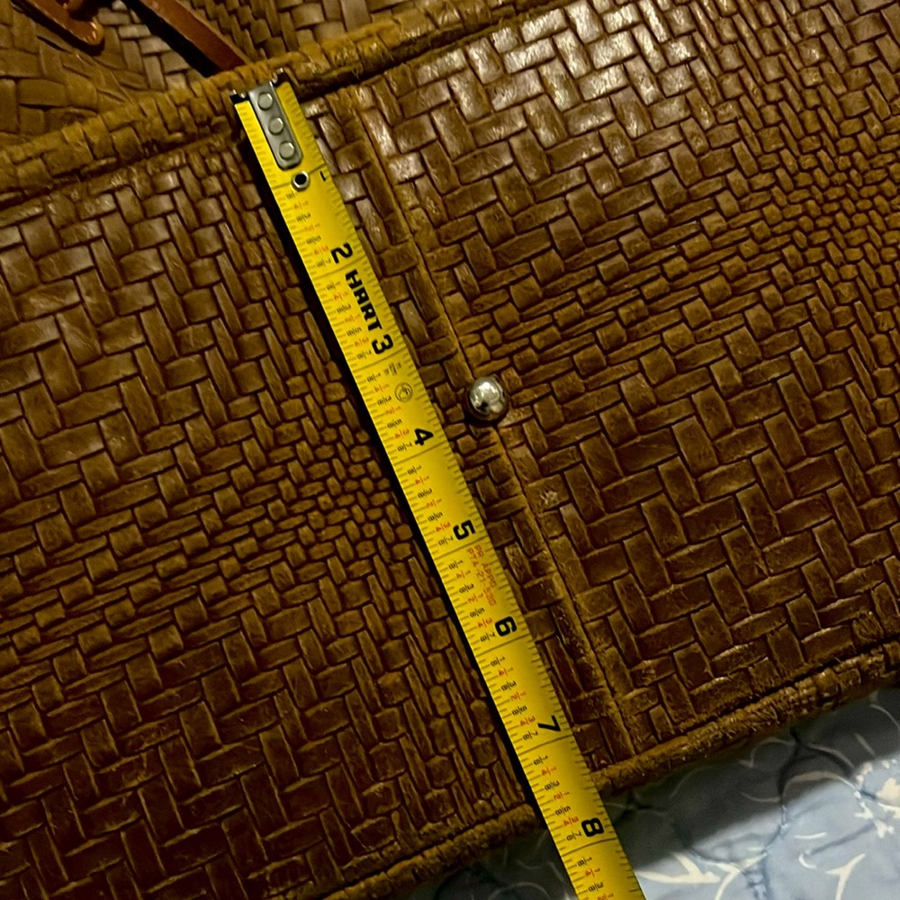 Pre-loved Fiore Handbag - Brown Leather, made in Italy - Picture 10 of 10